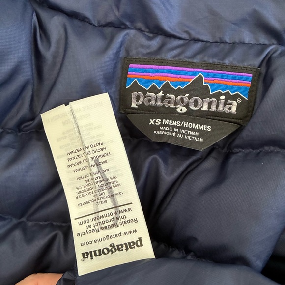 Patagonia Down Sweater Vest in Navy - Picture 7 of 8